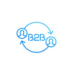 B2b Logo Vector Icon On White Generated 300x300
