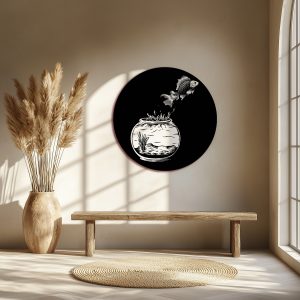Tablou Canvas Rotund Fish Escaping
