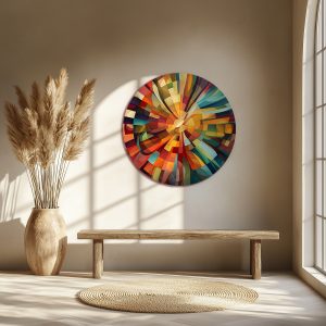 Tablou Canvas Rotund Colorful Circle