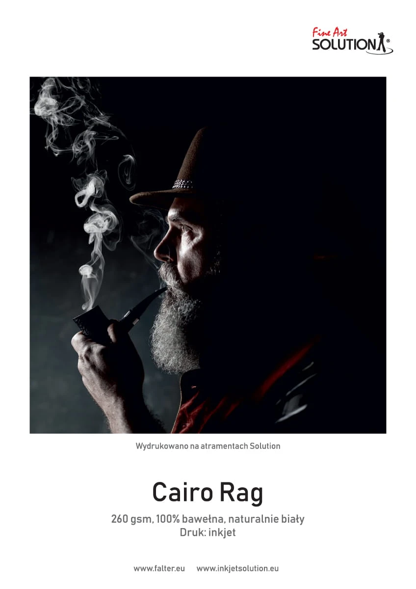 Solution Fine Art Cairo Rag (260 g/m²) Alb natural – Ediție limitată