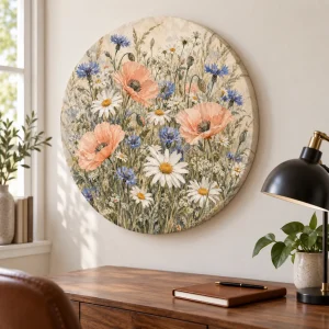 Tablou Canvas Rotund Wilflower Meadow